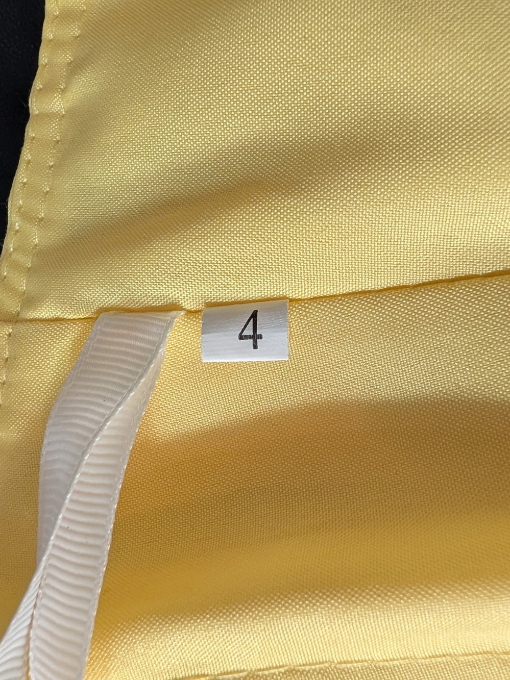 Yellow Ruffle Strap Mini Dress - Picture 6 of 7